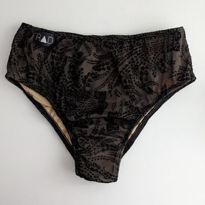 Rad Pole Wear Black Mesh Bottoms